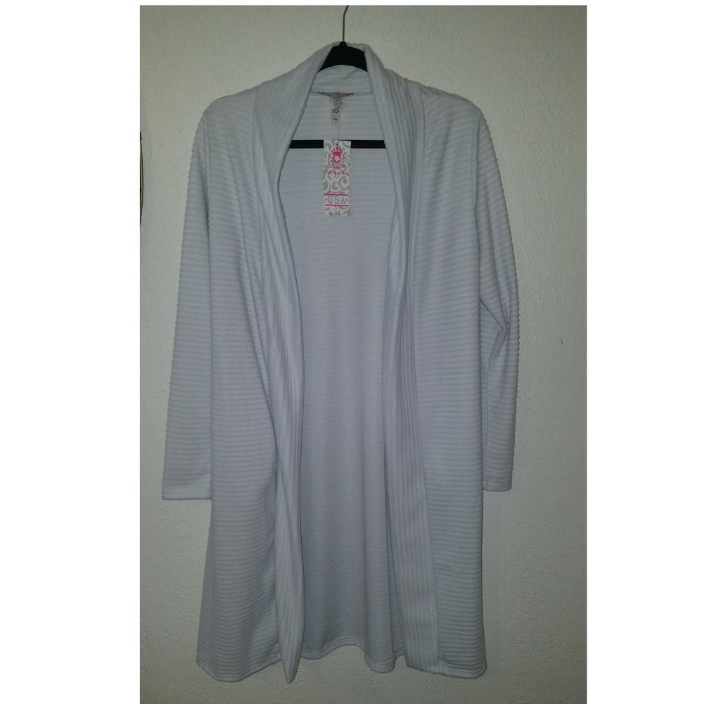 Pale Gray Cardigan